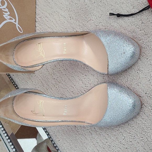 Christian Louboutin Glitter Heels - Picture 5 of 12